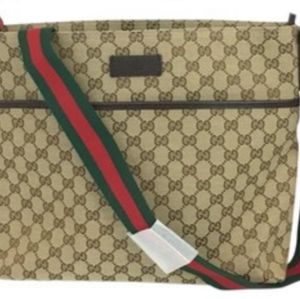 Gucci GG Coated Canvas Crossbody Bag